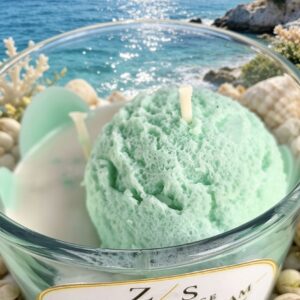 Pistachio Cream mirisna svijeća od sojinog voska s mirisom pistacije i vanilije, ručni rad Zen svijeće